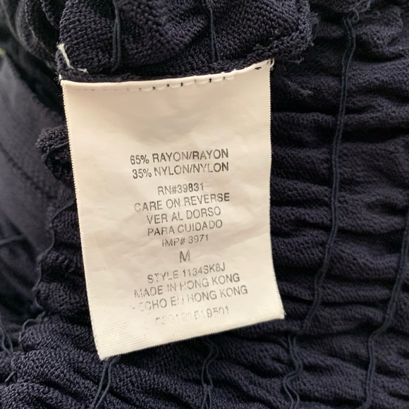 Dark Navy Blue Zip Hoodie size Medium - Picture 6 of 6